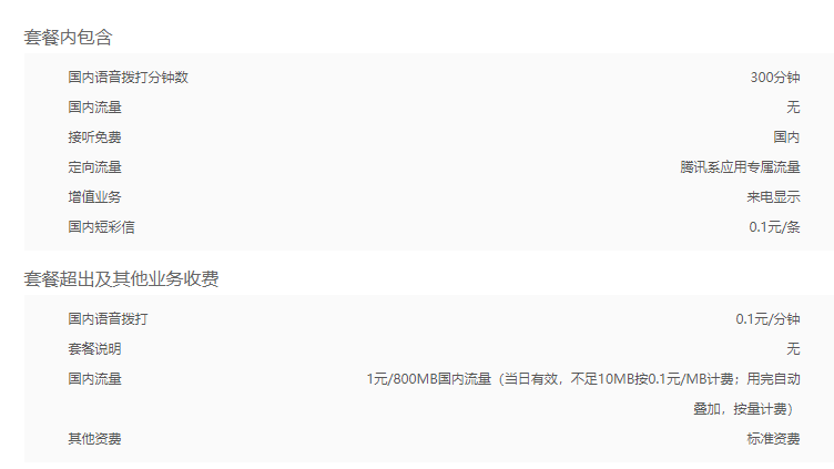 深圳联通腾讯地王卡套餐资费 联通腾讯地王卡套餐